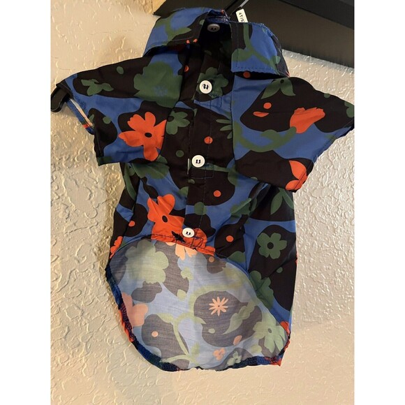 NEW Latino Heritage Month Woven vine floral dog cat pet clothes shirt size Small - Picture 3 of 5
